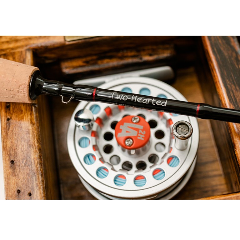 TwoHearted Fly Rod Case with Rod, Reel, & Fly Box (2wt. 7’6″ 4 pc) J